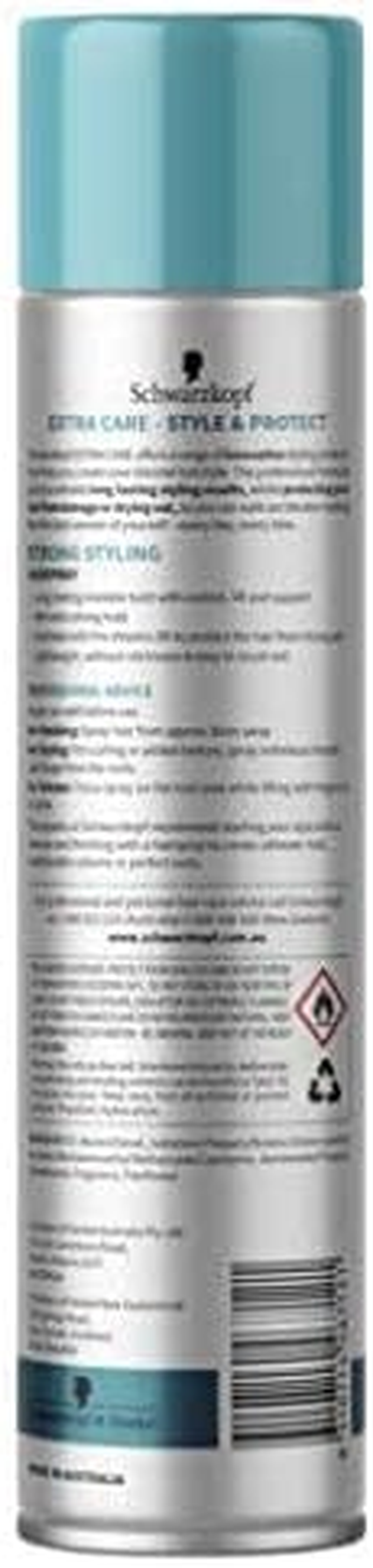 Extra Care Schwarzkopf Styling Hairspray, Extra Strong Hold, 250G image number 2