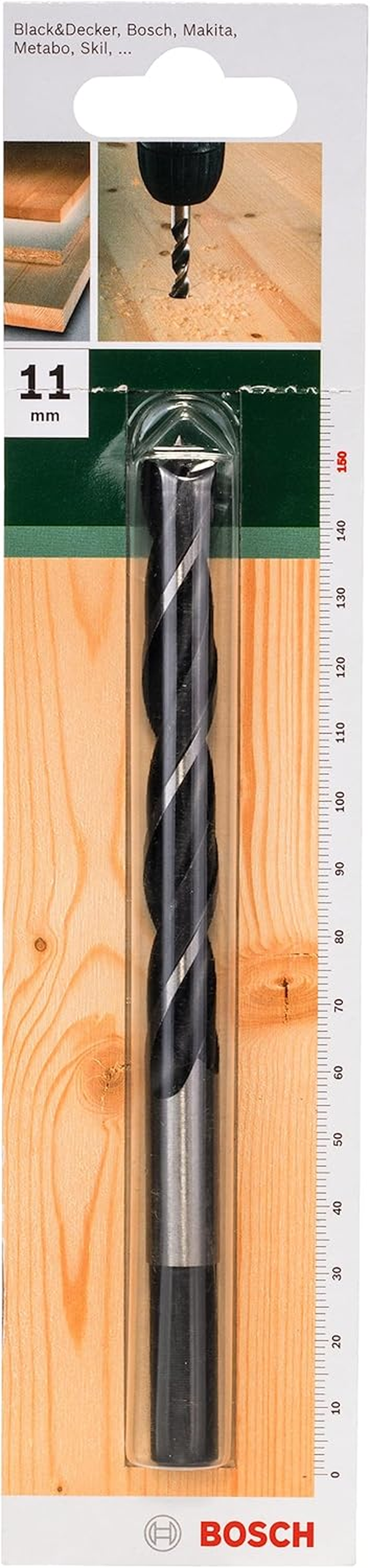 Bosch 2609255208 150Mm Brad Point Drill Bits with Diameter 11Mm image number 2