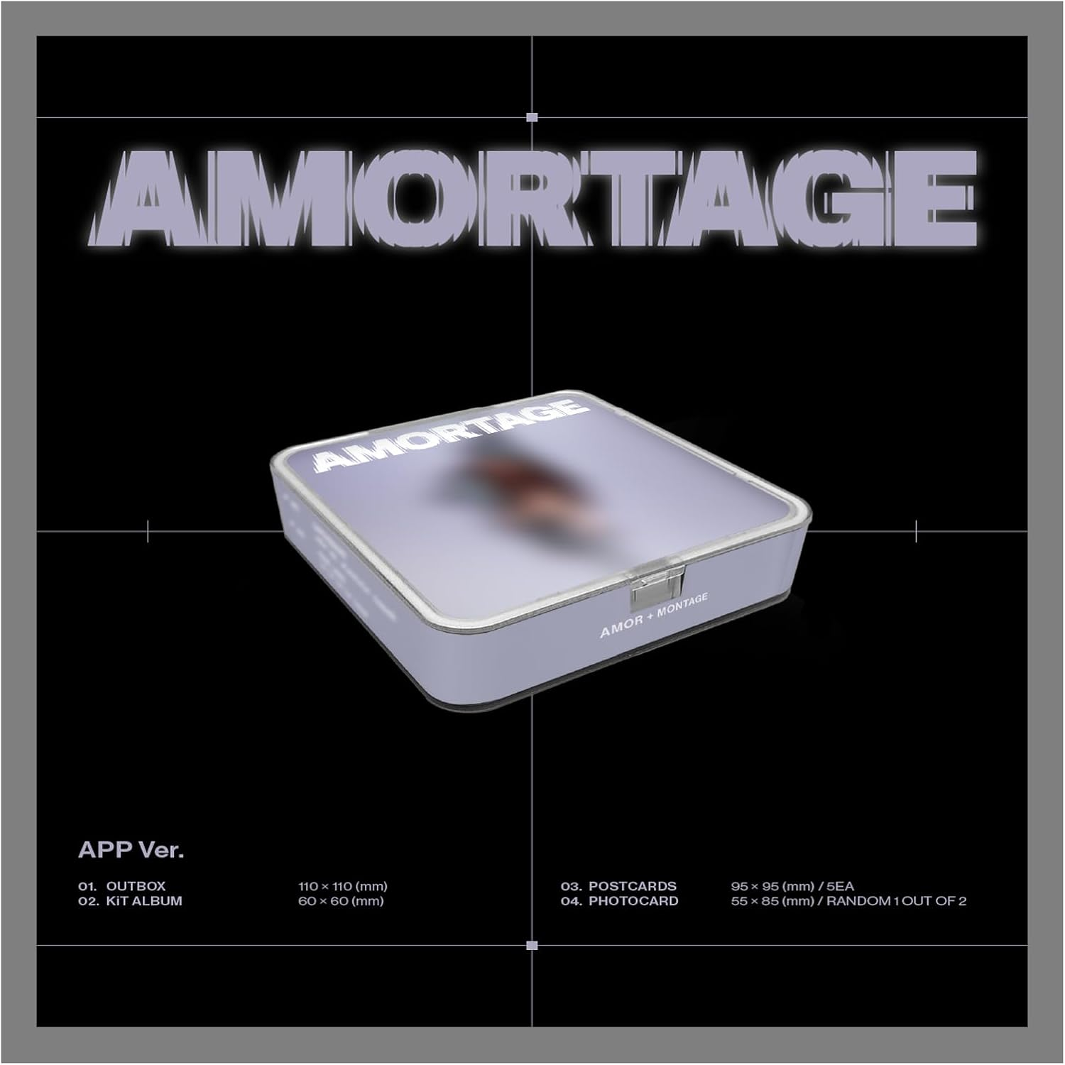 BLACK'PINK Ji'Soo AMORTAGE 1St Mini Album with Tracking JI SOO (App Version) image number 6