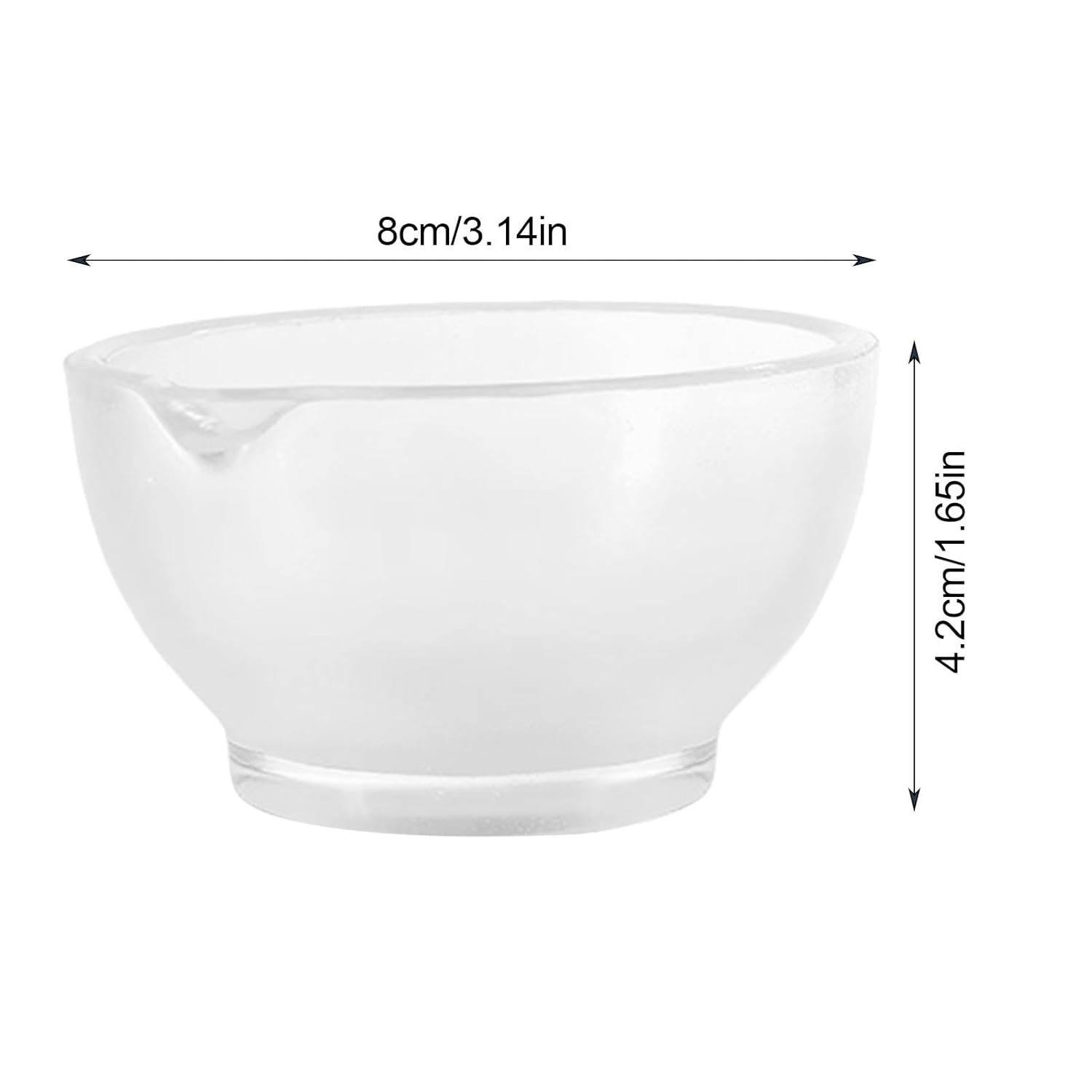 4 Set Pestle and Mortar Set - Glass Seasoning Grinder Bowl - Handheld Seasoning Mills Grinder - Pill Crusher | for Crushing and Grinding Herbs and Spices with Ease image number 4