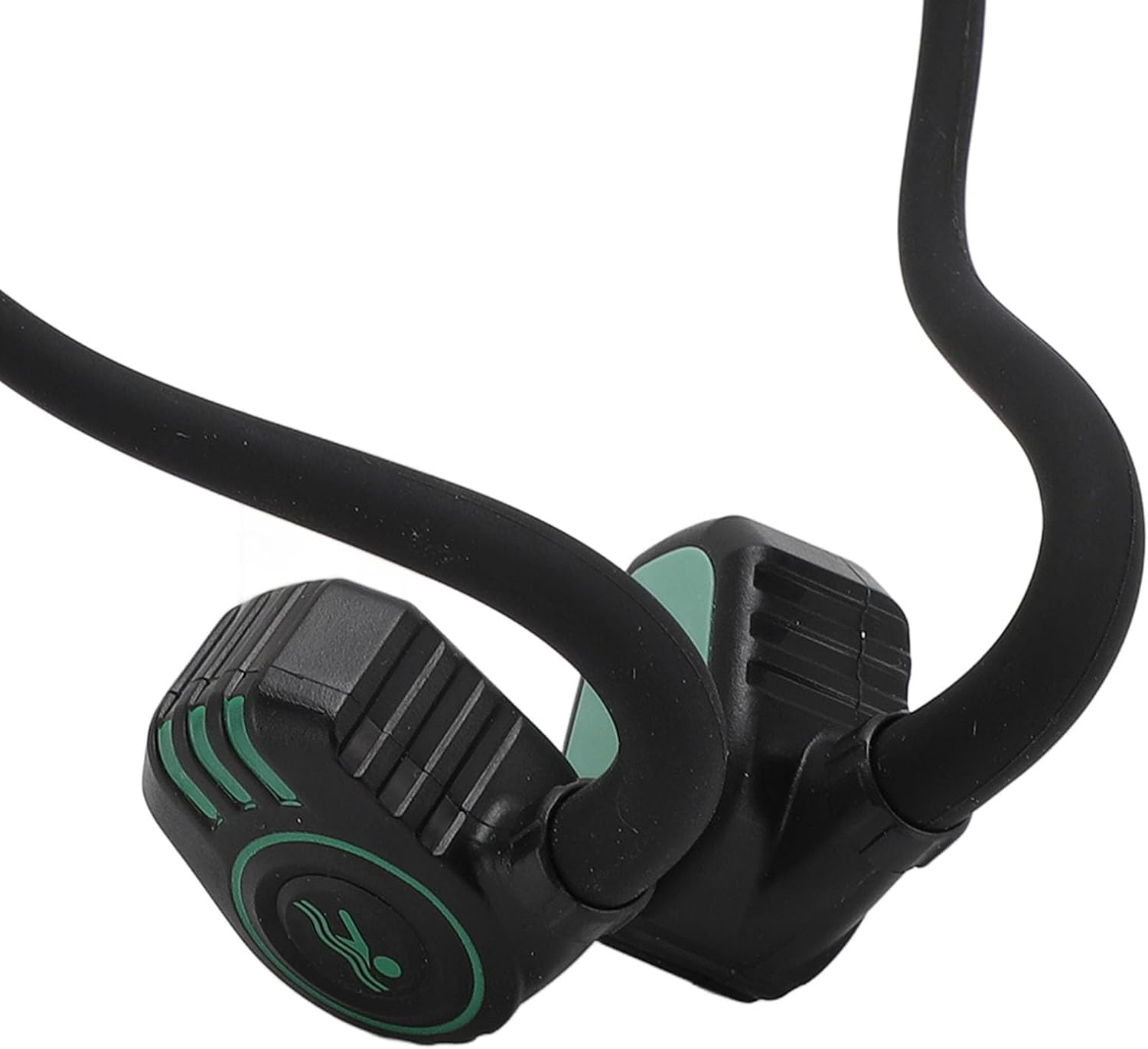 Plyisty Bone Conduction Headphones, IPX8 Waterproof Bluetooth 5.4 Open Ear Headphones with Microphone and 32G Memory, Sports Headphones for Running, Swimming image number 6