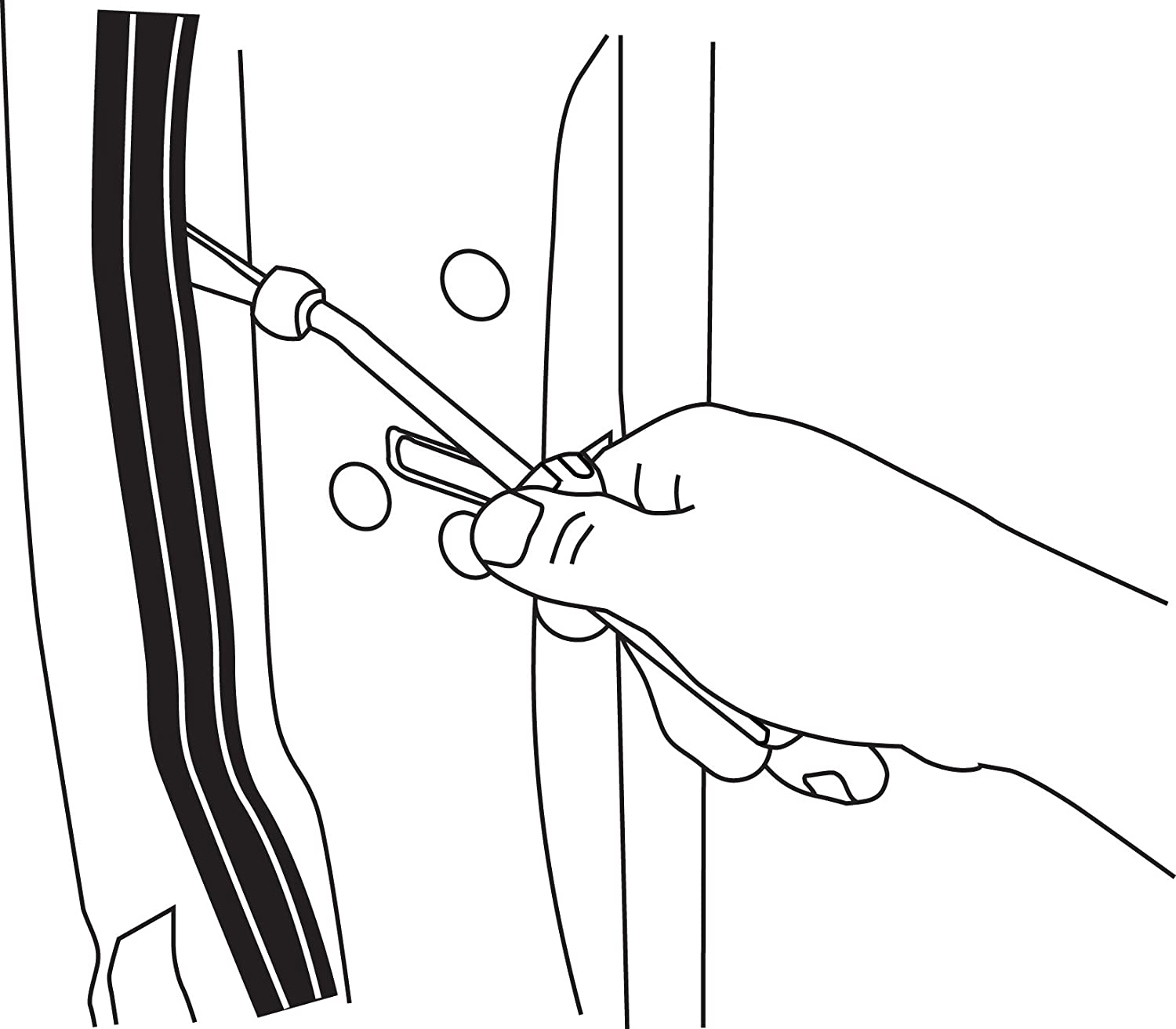 Lisle 35260 Plastic Fastener Remover image number 1