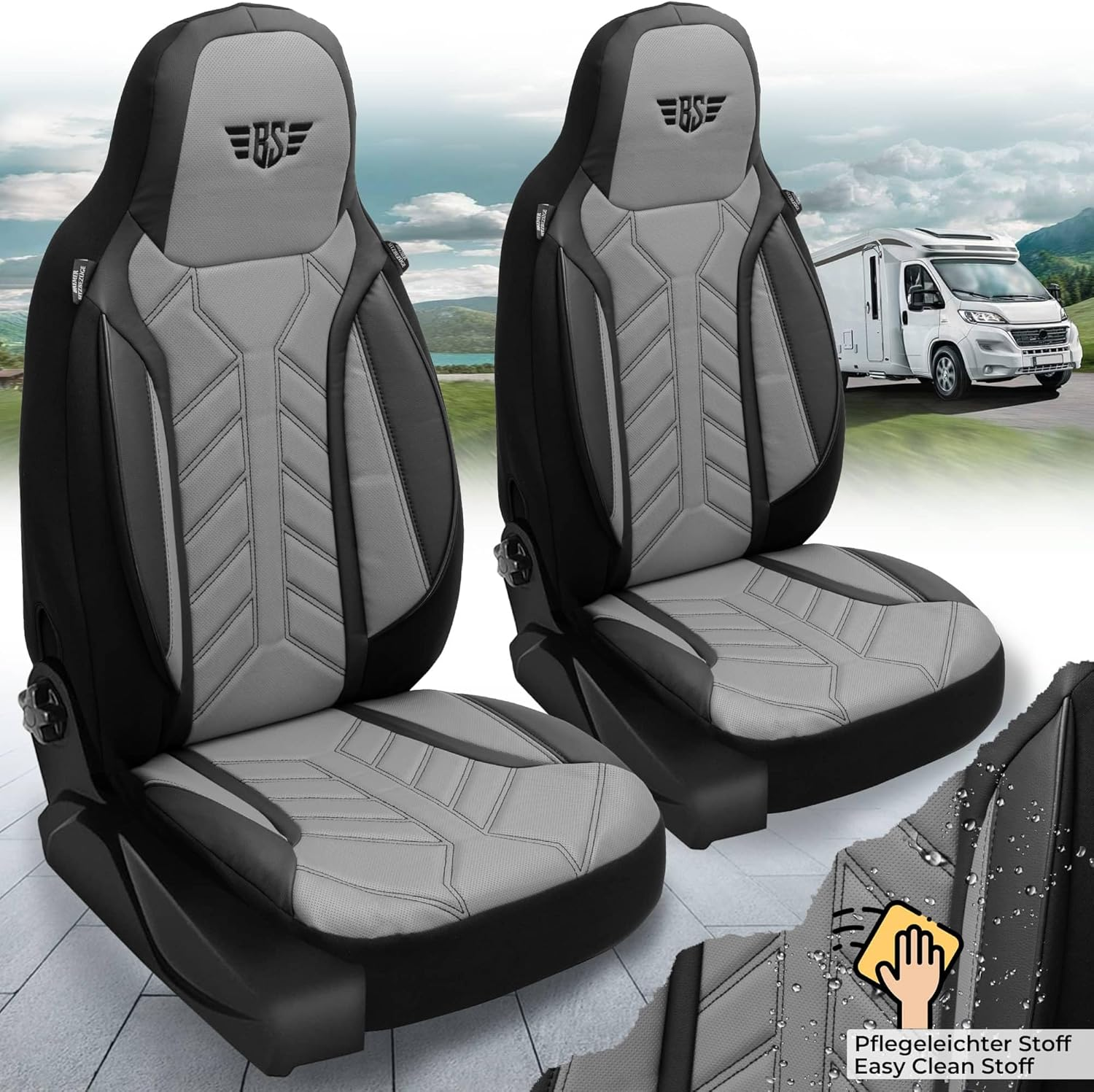 Bremer SITZBEZ&Uuml;GE Motorhome Seat Covers for Fiat Ducato Jumper Boxer DPL501