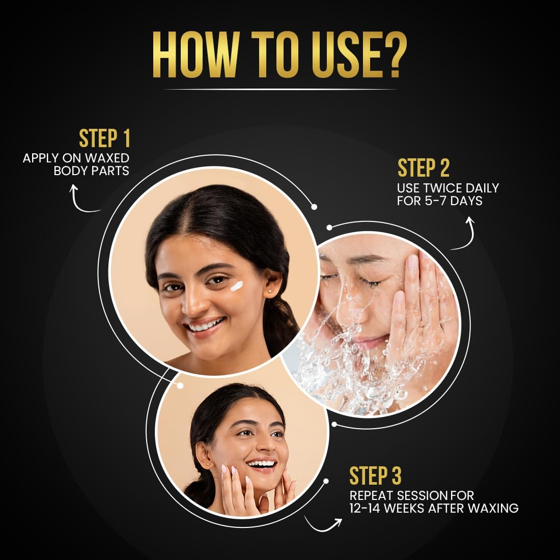 NEUD Permanent Hair Reduction for Unwanted Body and Facial Hair Pack of 2 (80G Each) image number 2