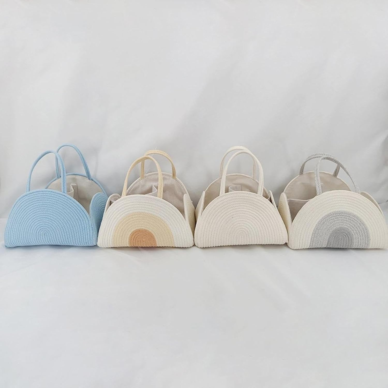 TWTCZOZ Diaper Storage Bag for Toys and Changing Supplies, Blue - Blue image number 6