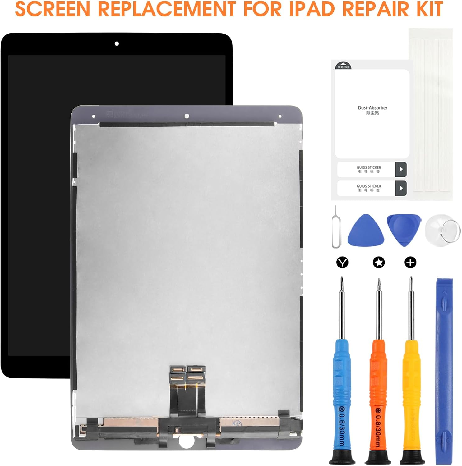 LCD Display for Ipad Pro 10.5 Inch 2017 A1701 A1709 A1852 Screen Replacement for Ipad Pro 10.5 Inch 2017 Touch Digitizer Full Assembly with Repair Tools image number 2