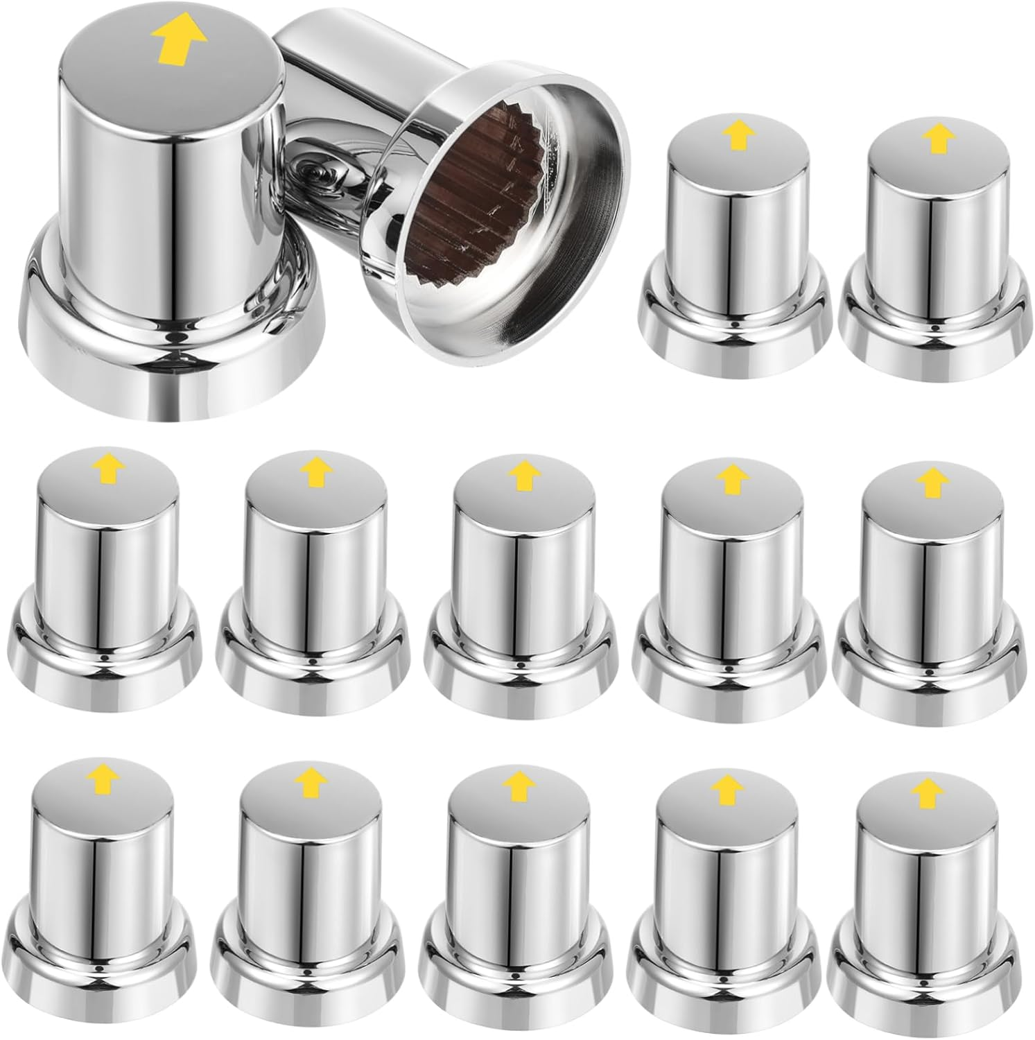ULTECHNOVO 20Pcs Wheel Nut for Trucks Trailers Protector Caps Safe Stylish Automotive Accessory Easy Installation image number 6