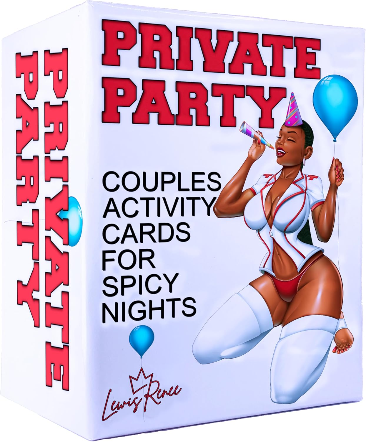 Lewisrenee Naughty Party | Black Owned Adult Couples Card Game for Spicy Activity Date Night Ideas Couple Games a Romantic to Help Keep the Relationship Fun Both Husbands and Wives image number 2