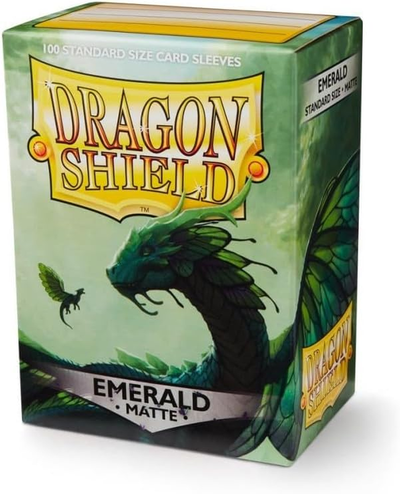 Dragon Shield Matte Sleeves Set of 100 Sleeves - Emerald