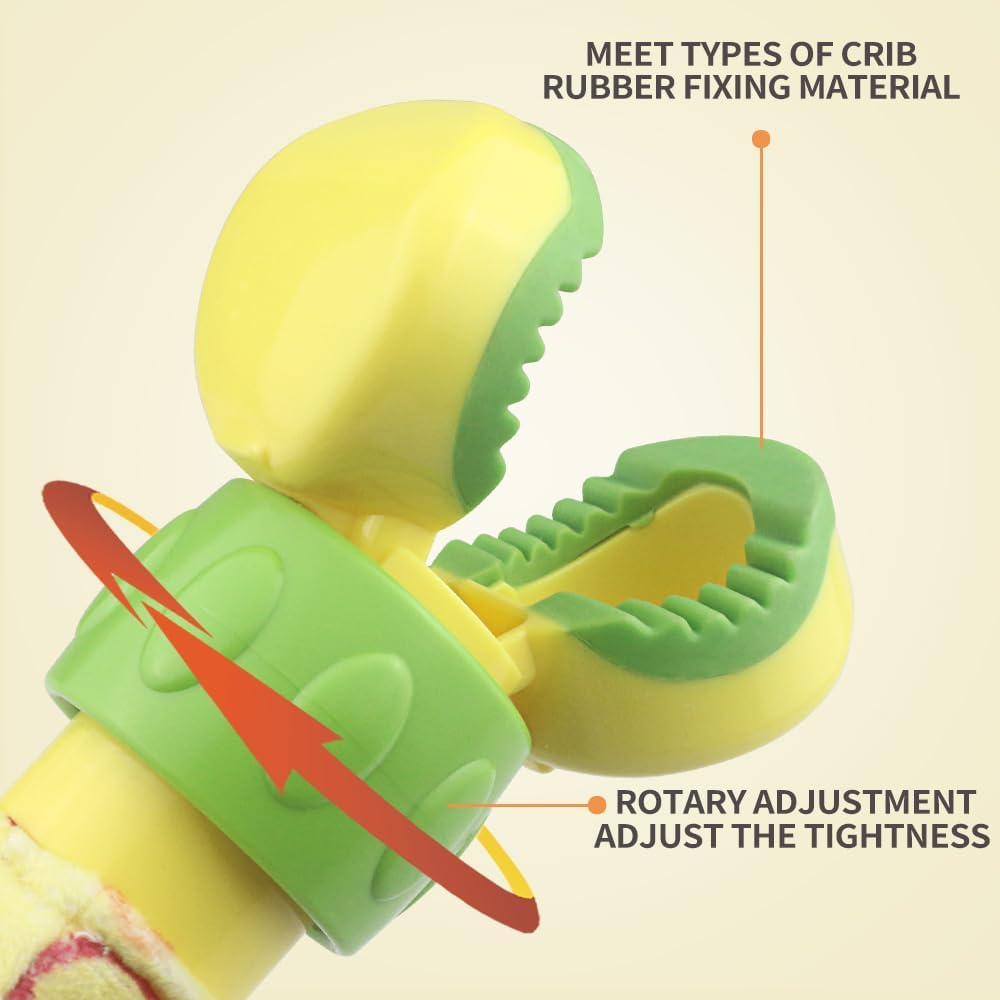 Baby Bassinet Toys, Infant & Toddlers Crib Stroller Accessory & Pram Activity Bar Toy for Senses and Motor Skills Development Indoor and Outdoor (Butterfly) image number 6