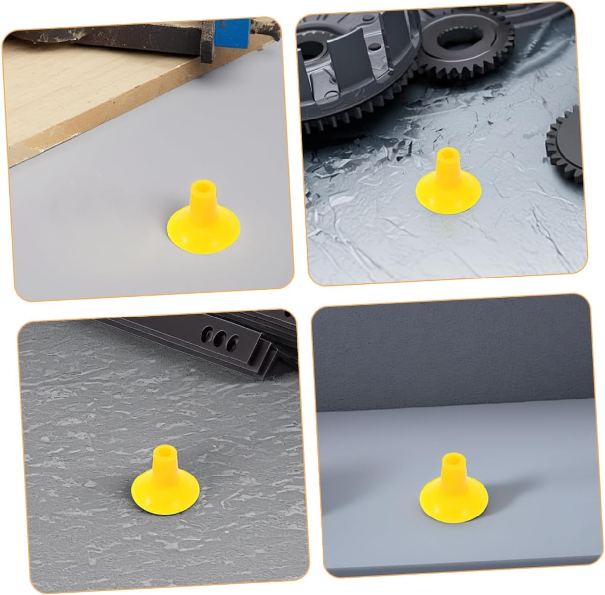 Mikinona 3Pcs Valve Lapping Tool Suction Plates Automotive Engine Valve Maintenance Pneumatic Grinding Bowl Kit image number 5