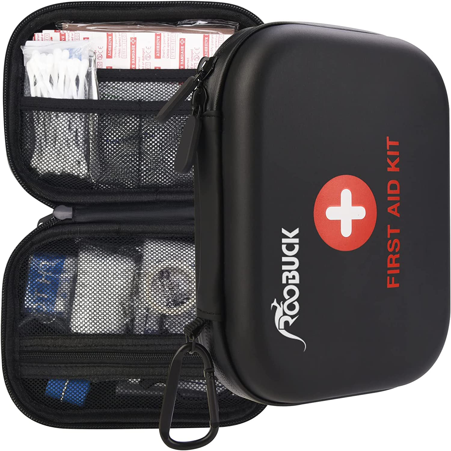Roobuck First Aid Kit &ndash; Emergency Survival Medical Bag with Essential Supplies, Compact Safety Kit for Vehicle, Outdoor, Roadside & Home Use image number 6