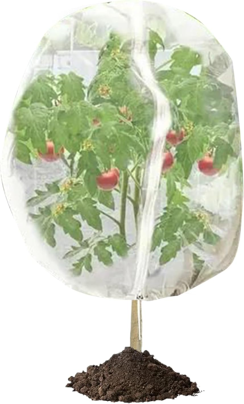 Fruit Tree Protection Netting | Protective Cover with Drawstring | UV Resistant and Weather Resistant with Zipper and Cord for Orchards, Outdoors, Garden, Greenhouse