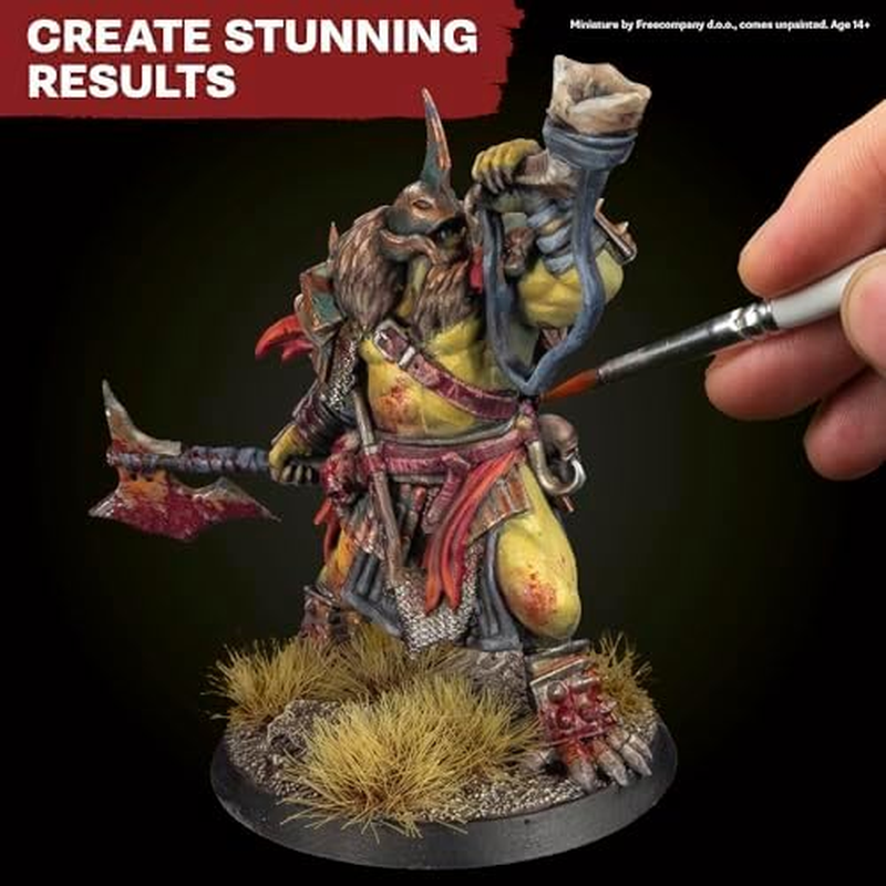 The Army Painter, Warpaints Fanatic Most Wanted Paint Set, 22 X 18Ml Acrylic Paint Incl. Skin Tones, Metallics, Effects, 1 Wash, Primer & 1 Miniature - Miniature Paint for D&D & Warhammer Miniatures image number 5