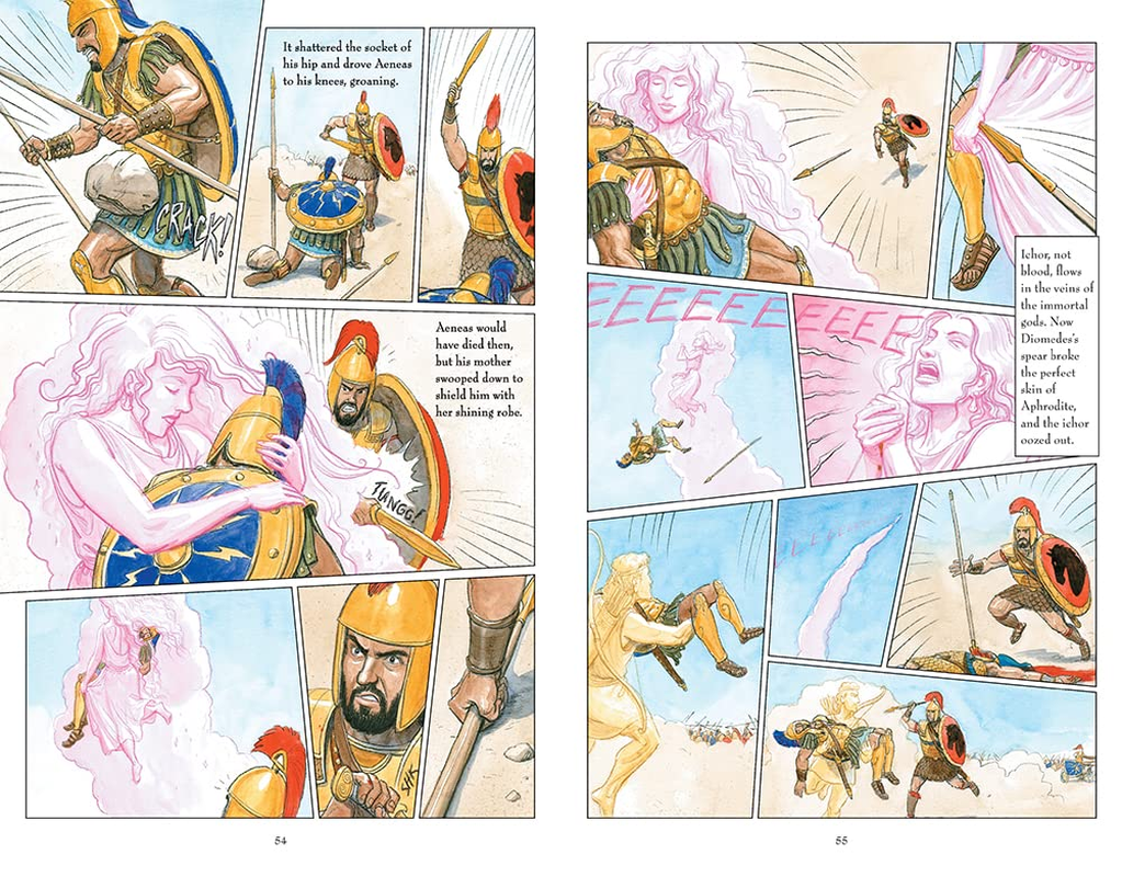 The Iliad: a Graphic Novel: Homer'S Thrilling Ancient Greek Myth Told in Pacy Full-Colour Graphic Novel Form for Teenage Readers image number 2