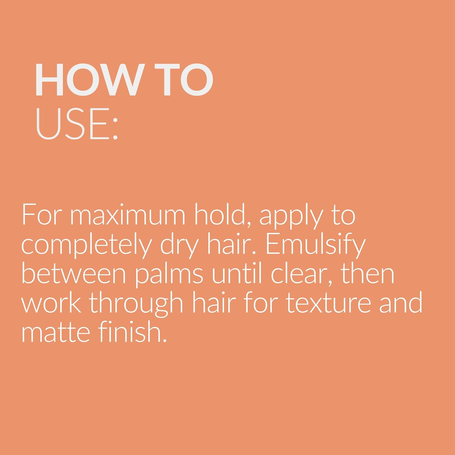 Muk Haircare Dry Strong Hold Styling Paste, 1.76 Ounce image number 2