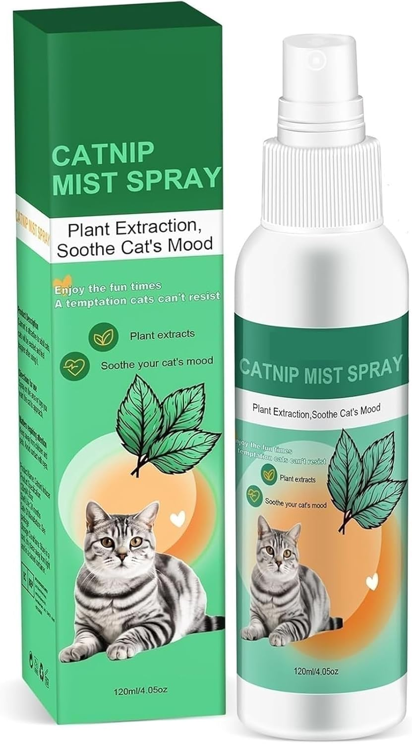 Catnip Spray, Relieves Stress and Calms, Outdoor Training Spray, Helps Kittens Feel Happy and Energized. image number 1