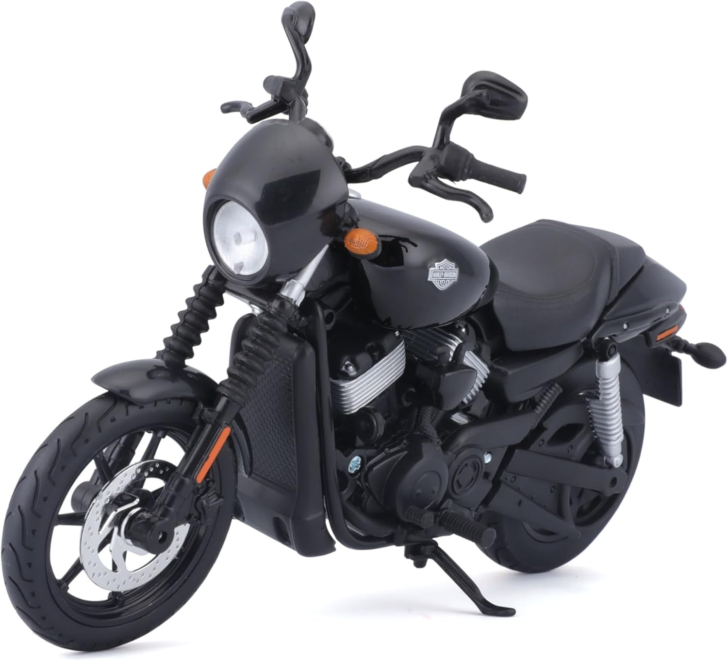 Maisto Harley Davidson Street 750 '15: Motorcycle Model 1:12 with Steering, Movable Stand and Free-Rolling Wheels, 17 Cm, Black (532333) image number 3