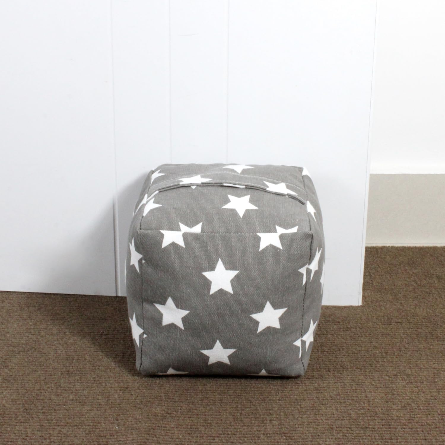 SANFERGE Decorative Door Stopper, Weighted Fabric Door Stopper with Handle, Heavy-Duty Square Door Floor Stop for Bedroom, Living Room, Interior, Doors - Car image number 2