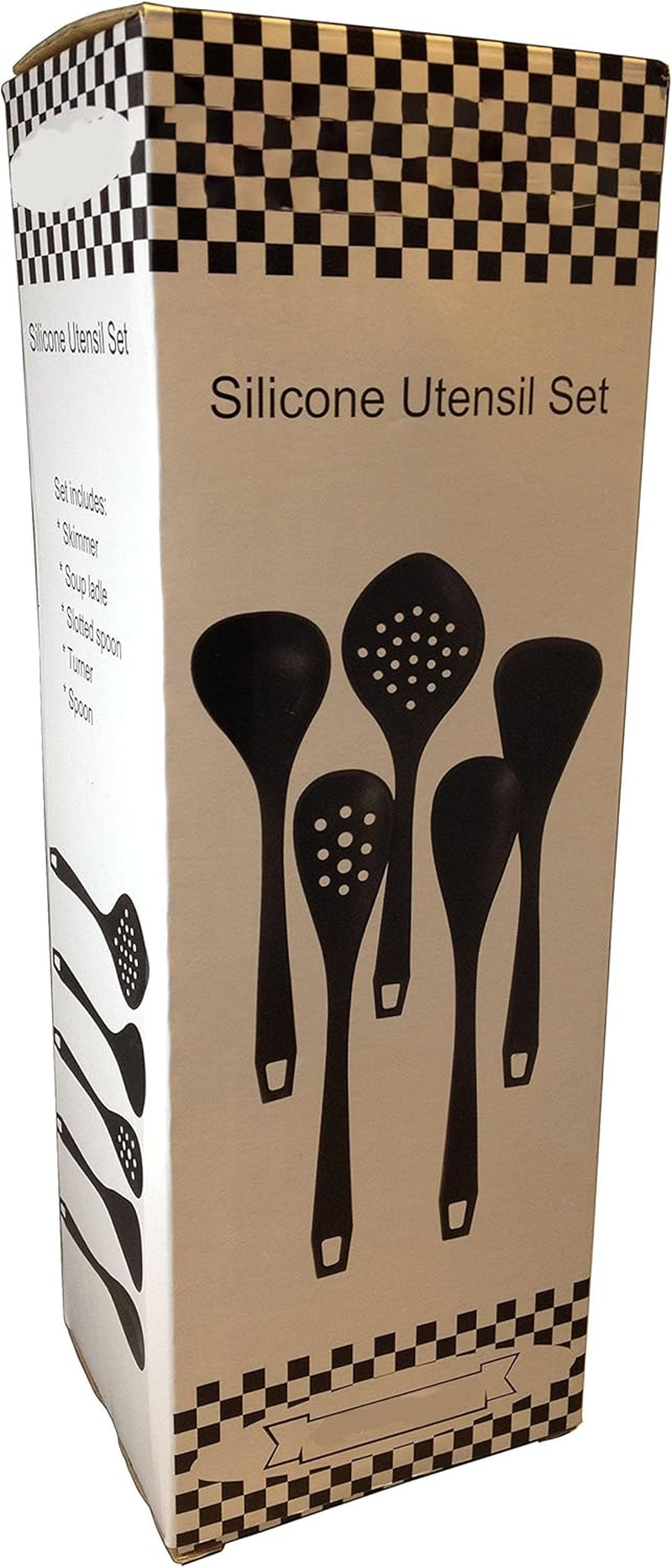 5-Piece Silicone Kitchen Utensil Set &ndash; Premium Bpa-Free Cooking Tools & Gadgets for Nonstick Cookware &ndash; Dishwasher Safe & Durable image number 1