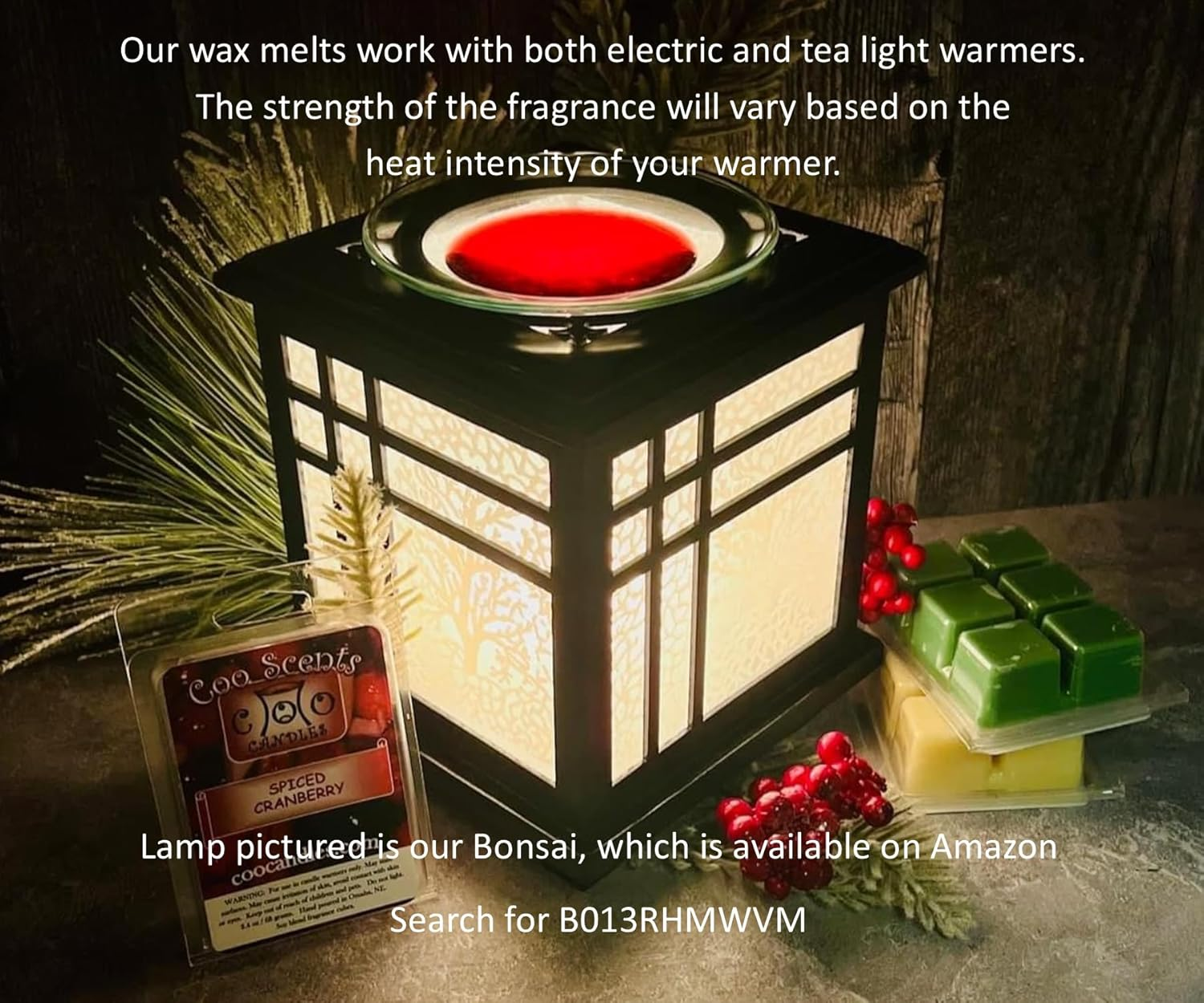 3 Pack Soy Blend Wickless Candles Highly Scented Wax Melts &ndash; Almond Biscotti image number 1