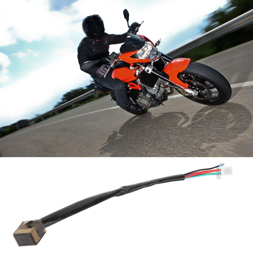 5 X 1.9 X 1.3Mm Universal 6 Shift Lever Motorcycle LED Digital Gear Indicator Display Speedometer Indicator, Blue image number 5