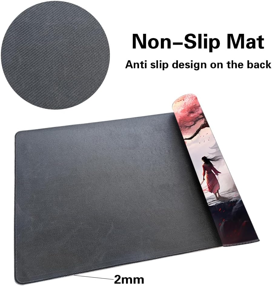 MTG 24 X 14 Inch Gaming Mat with Non-Slip Backing, Ideal for TCG Card Game Enthusiasts (Sky Tower, No Deck)