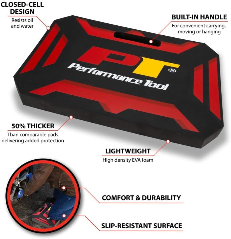 Performance Tool W88978 Extra Thick Foam Kneeling Pad