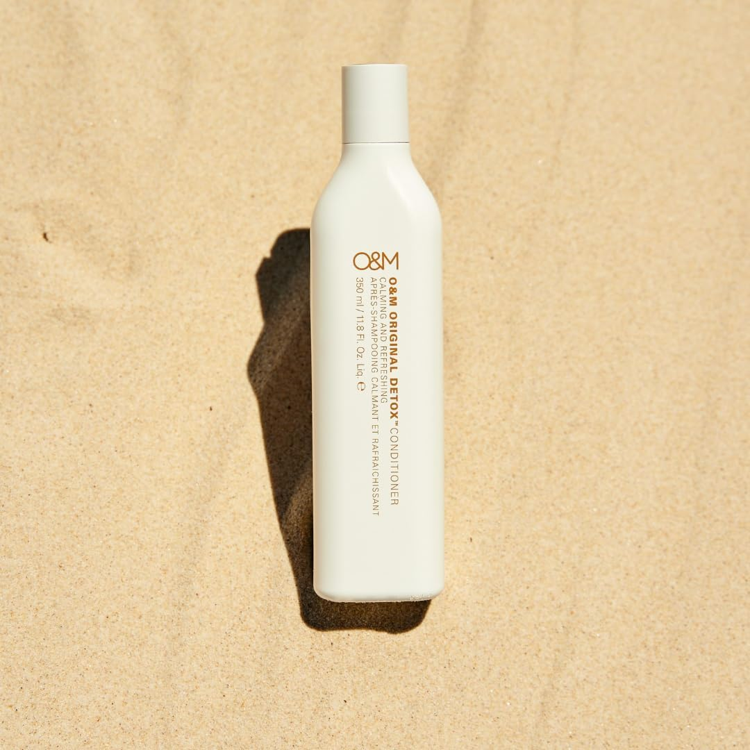 O&M Original Detox Conditioner - 350Ml - Colour Safe, ​​Clean from Sulfates, Parabens, Silicones, MIT, Phthalates, Triclosan, Propylene Glycol & Gluten, PETA Certified & Vegan, Australian Made, PCR Packaging image number 2