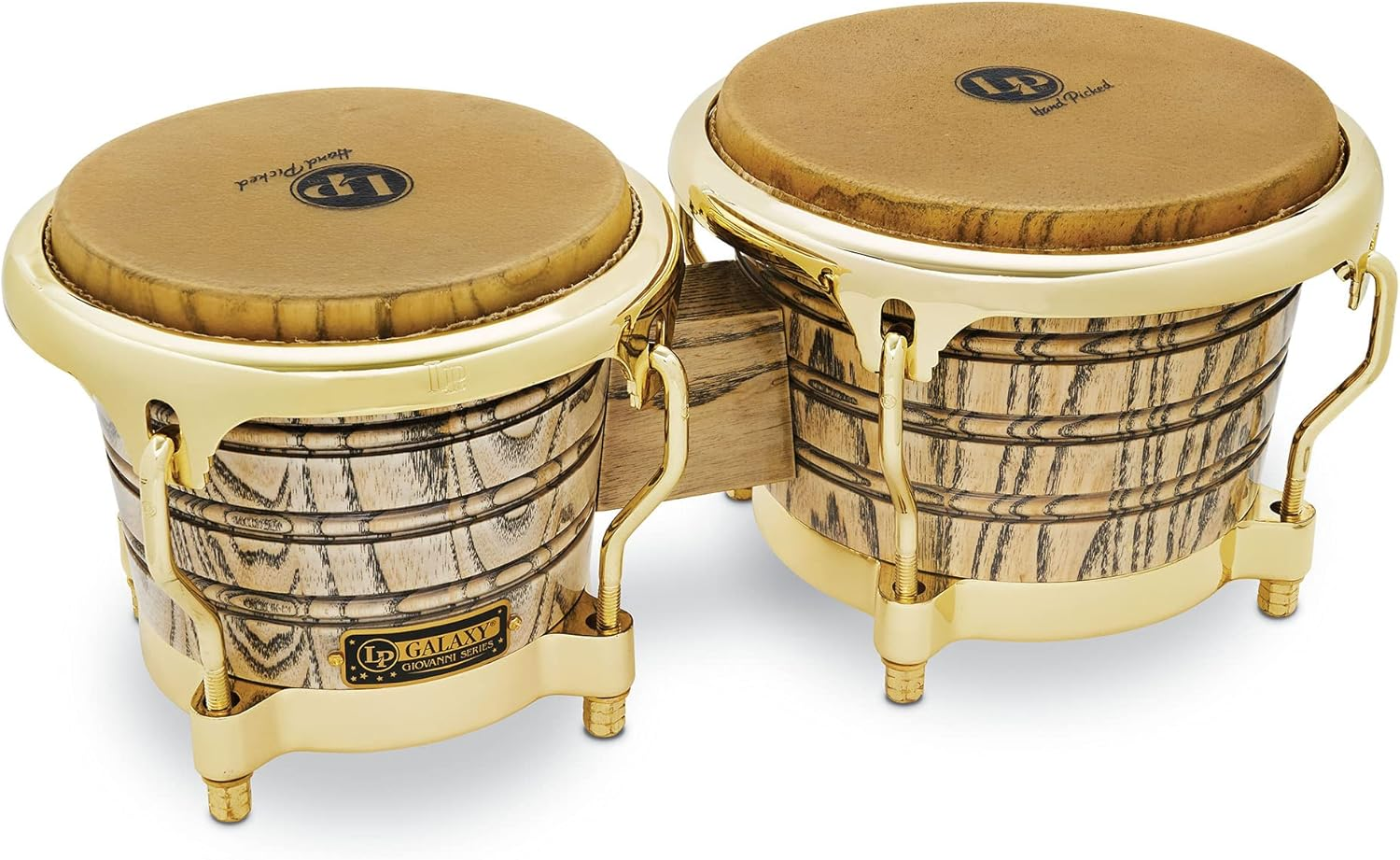 Latin Percussion LP Giovanni Galaxy Wood Bongo Gold Hardware LP793X
