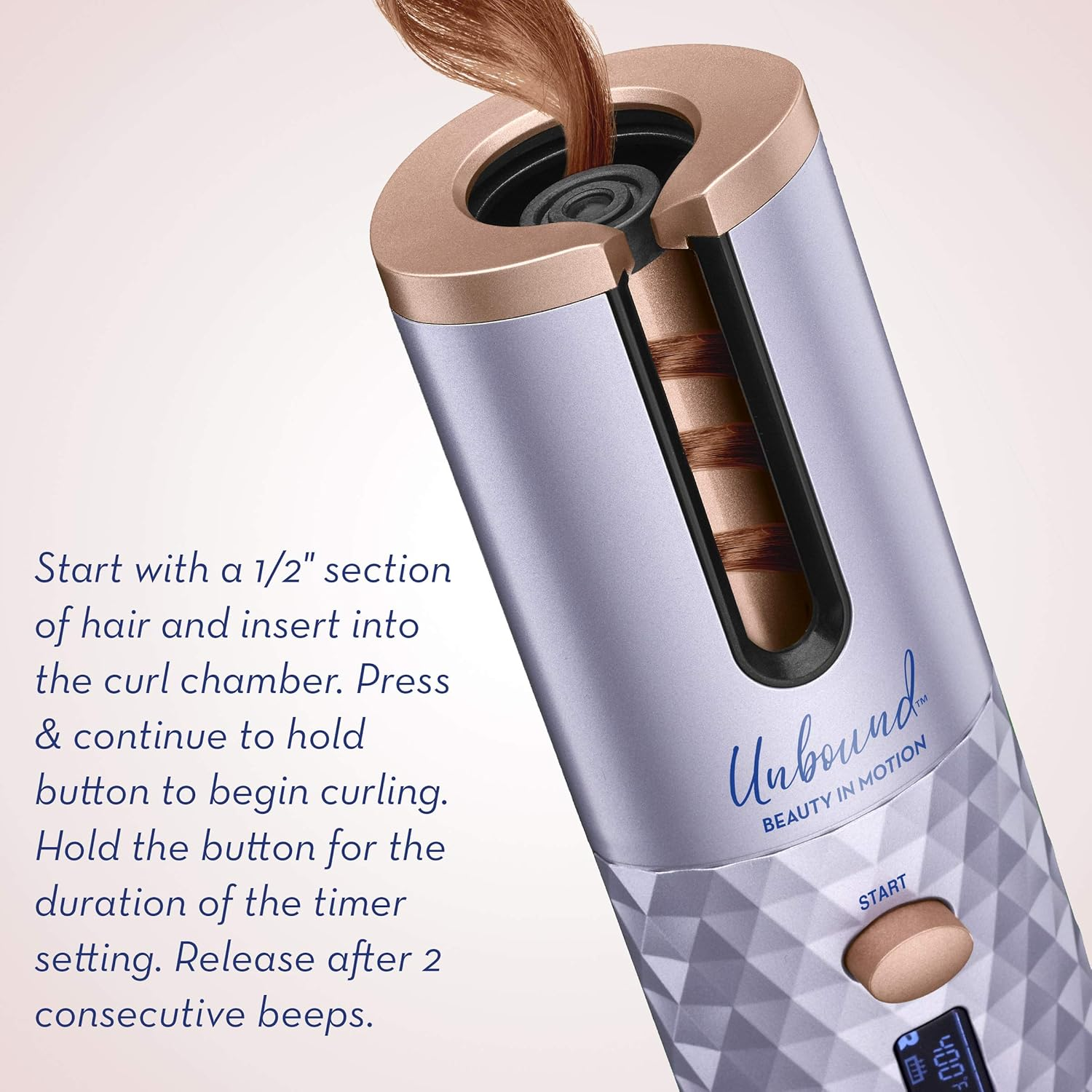 Conair Unbound Cordless Auto Curler - Rechargeable Auto Curler for Curls or Waves image number 4