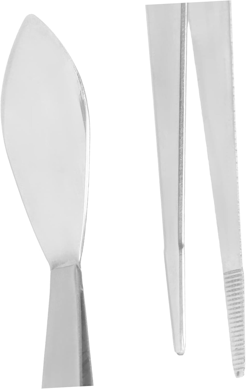 Milisten Stainless Steel Bonsai Tweezers with Ergonomic Handle and Spatula Durable Gardening Tool for Moss Maintenance Plant Pruning and Potted Plant Care Compact Crafting Tweezer For image number 1