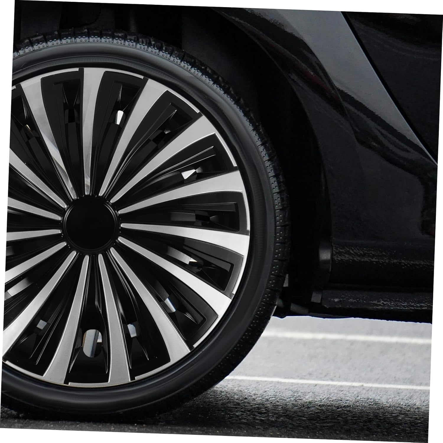 VALICLUD Car Hub Cap Decorative Hubcaps Automotive Wheel Hub Covers for Hubcaps Rims for Car image number 3