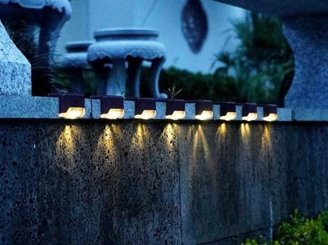 16 Pack Solar Deck Lights Outdoor, Step Lights Waterproof LED Solar Power - Led Solar Light for Outdoor Stairs, Step, Yard, Fence Decor image number 5