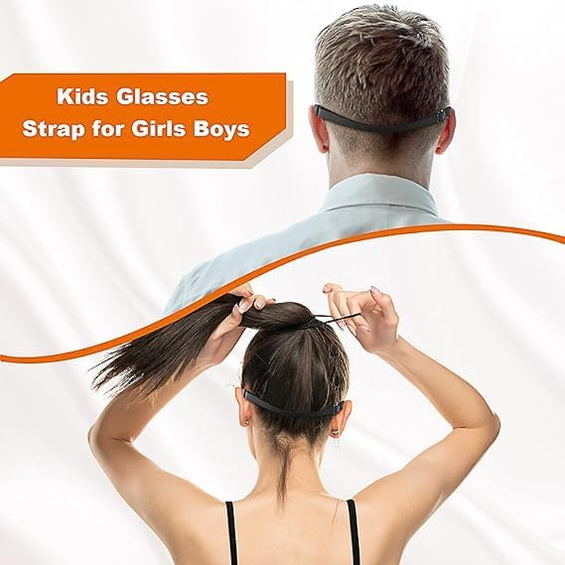 Walquicks 10 PCS Adjustable Eyeglasses Retainer Strap, No Tail Anti-Slip Glasses Straps Holder, Glasses String Cord Eyewear Retainer Sport Unisex Sunglass Straps Holder for Men Women - 10 Small image number 3