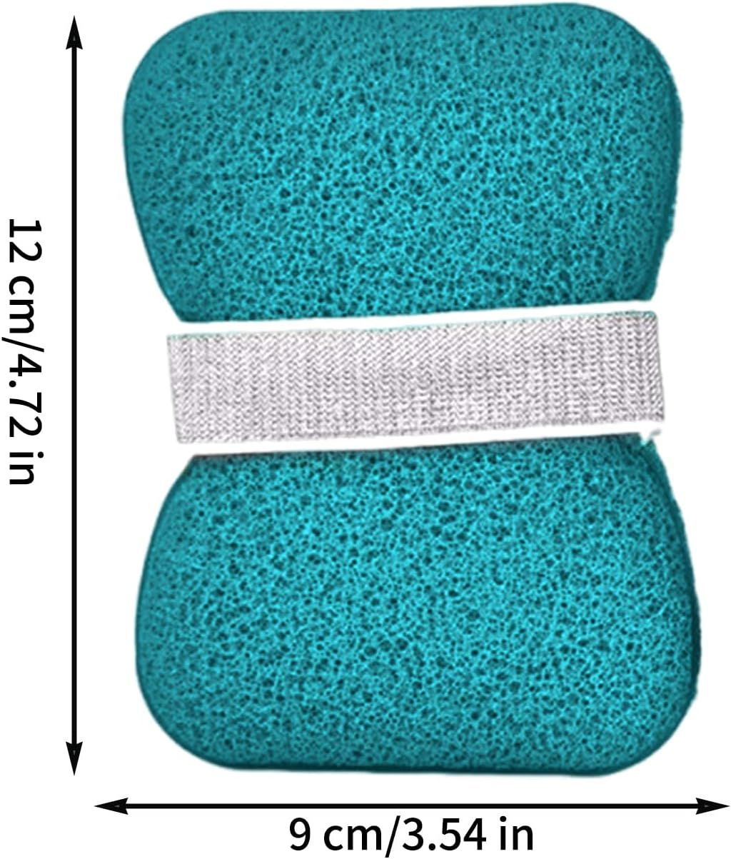 Soap Scrubber Pouch | Soap Bag | Bar Holder Loofah Pocket for Daily Shower Bathroom Travel Hotel Yoga Campsite Gym Vacation - Green image number 4