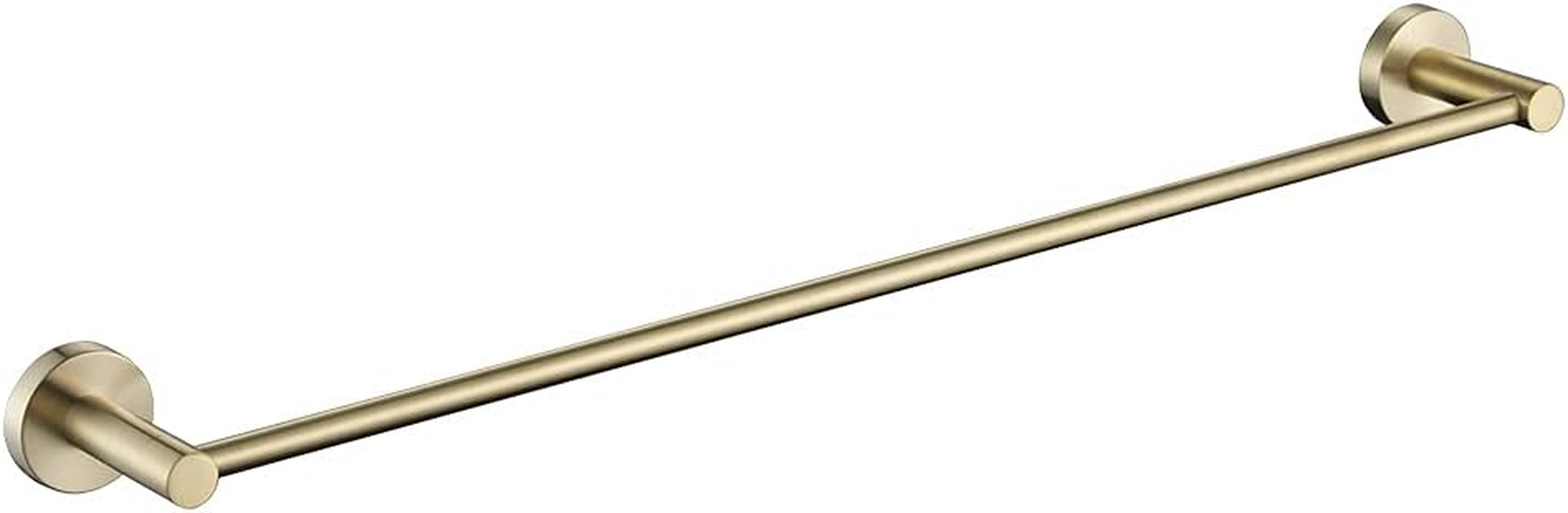 Decaura 600Mm Single Towel Rail, Towel Rack Wall Mounted, Stainless Steel Hand Towel Holder for Bathroom and Kitchen, Drill-Free or Screw-In Installation Gold image number 2