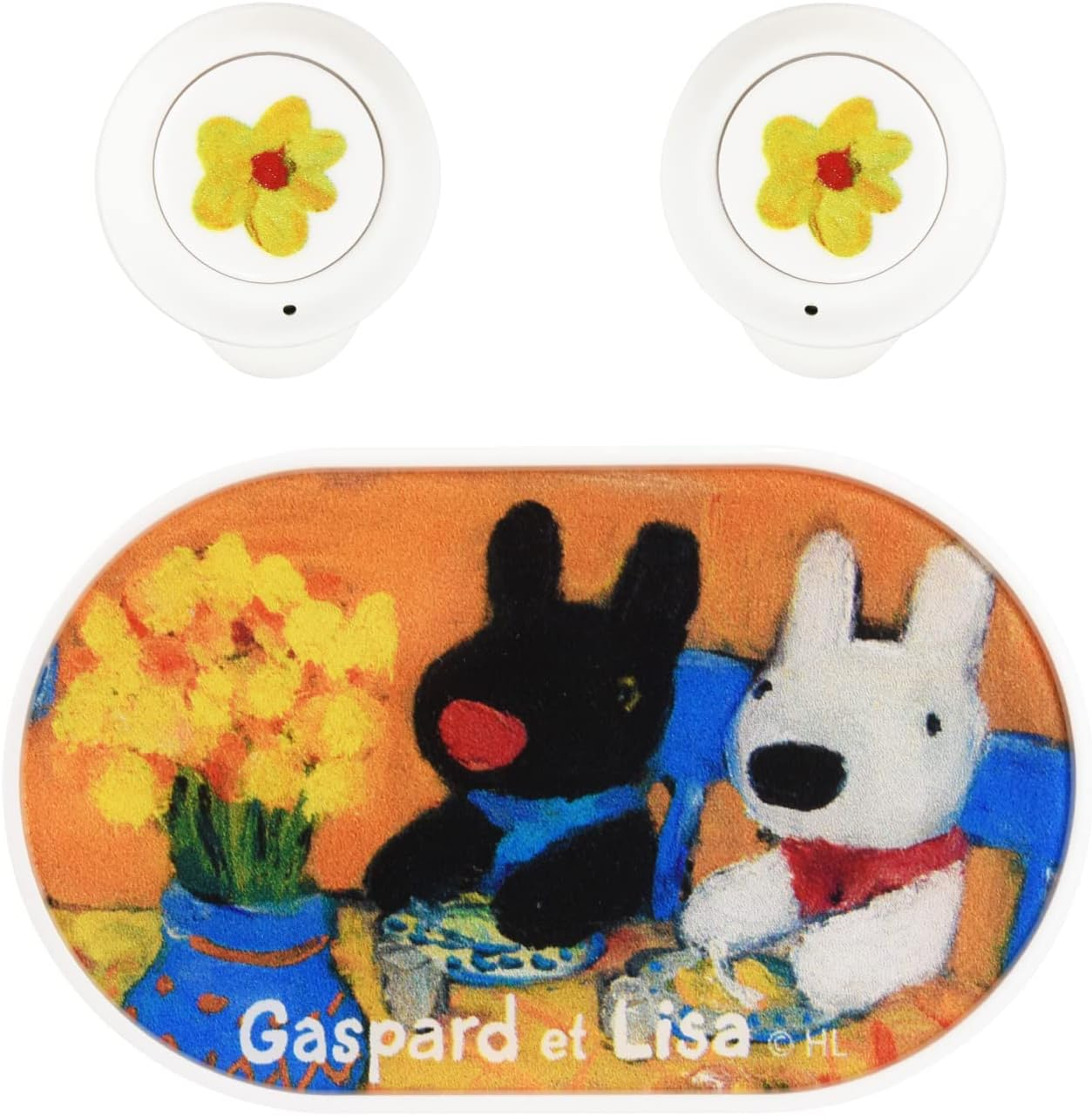 Gourmandise COS-137A Lisa and Gas Pearl Fully Wireless Stereo Earphones, Dining Table, W 2.1 X H 1.3 X D 1.3 Inches (54 X 33.5 X 33 Mm) image number 4