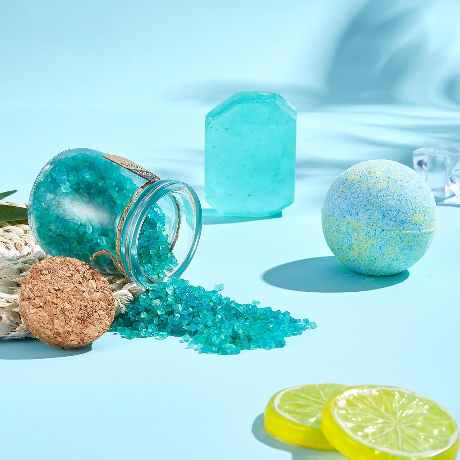 Birthday Gifts for Women &ndash; Ocean-Inspired Self Care Package, Thoughtful Gift Basket for Women, Relaxing Get Well Soon Gift for Her, Mom, Sister, Wife image number 5