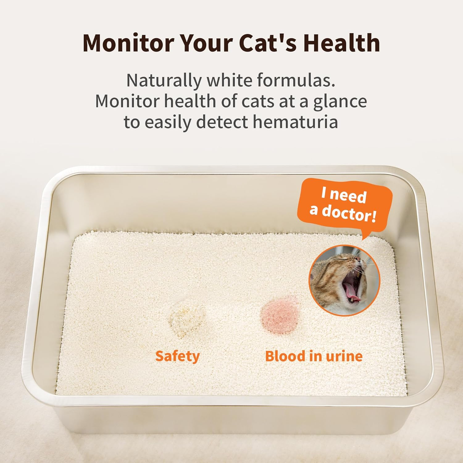 Ecoclump Tapioca Corn Cat Litter 10KG(14.3L), Tight Clumping Non-Stick Kitty Litter, 99% Dust Free Health for All, Natural Clean Scent Low Tracking Formula, Eco Friendly & Loved by Cats image number 1