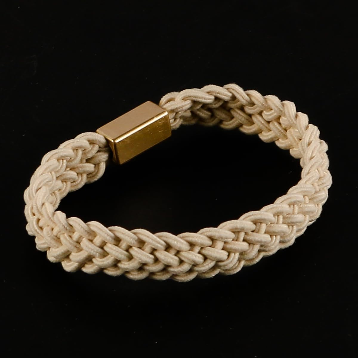 Laroal Hair Scrunchies Set 10 Pieces Soft Elastic Cords No Damage Elastic Hair Ties Ponytail Holder Stretchy Hair Bands Headband Accessories for Girls Women (Beige)