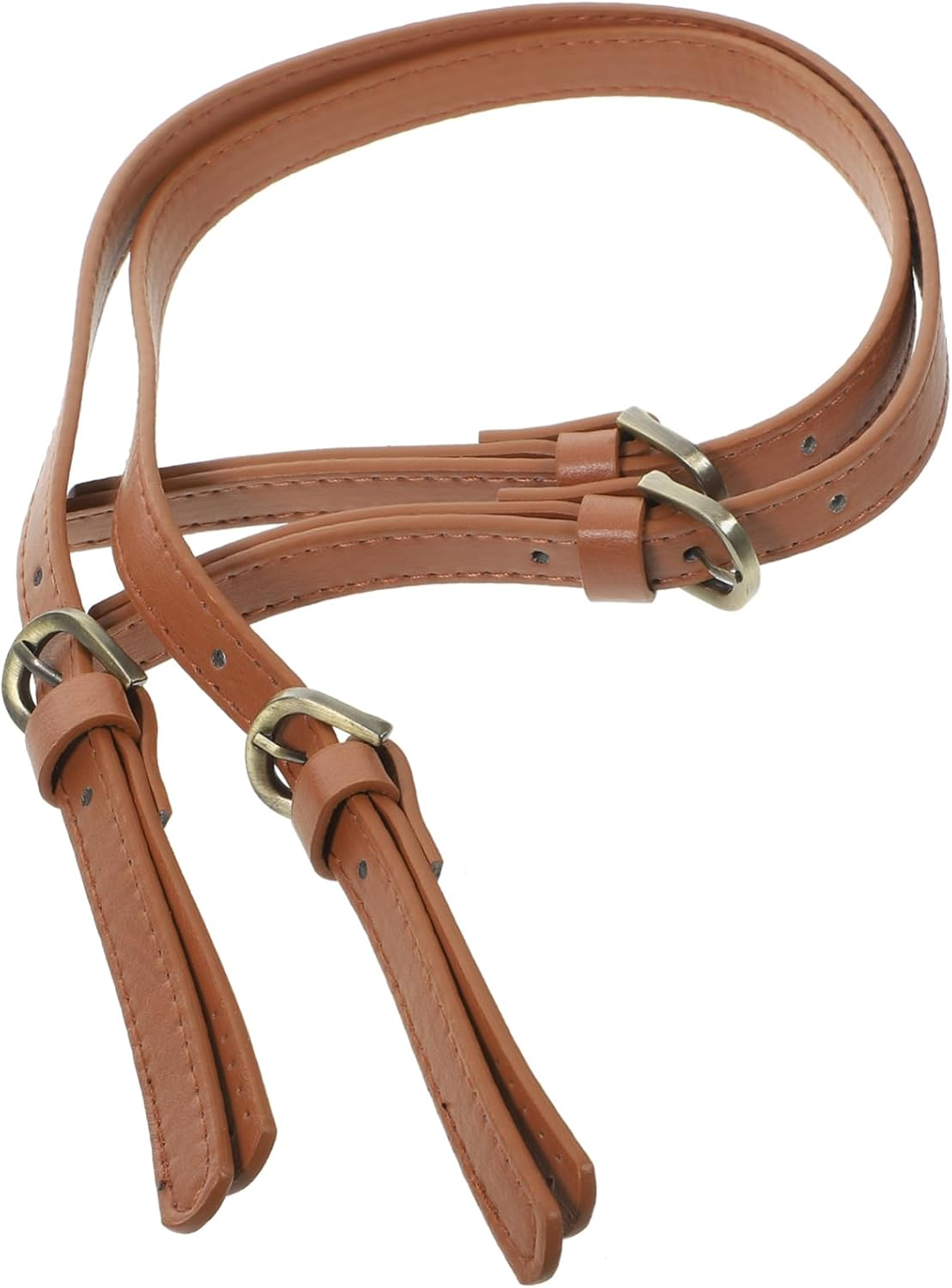 OHPHCALL 2Pcs Synthetic Leather Bag Strap Handbag Belt for Women Clutch Pouch Shoulder Bag Replacement Accessories