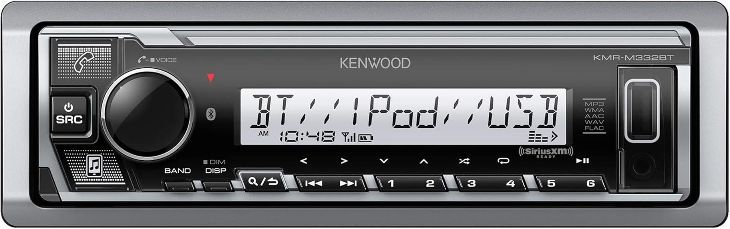 Kenwood KMR-M328BT Marine Digital Media Receiver with Alexa and Built in Bluetooth (Does NOT Play Cd'S) image number 4