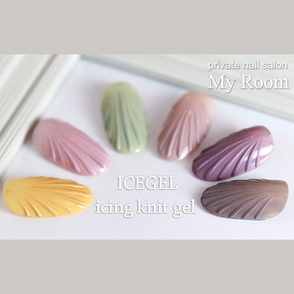 ICE GEL ABLACK Color Gel, Icing Knit Gel, S36, 0.1 Oz (3 G), Bazar Gel Nails image number 2