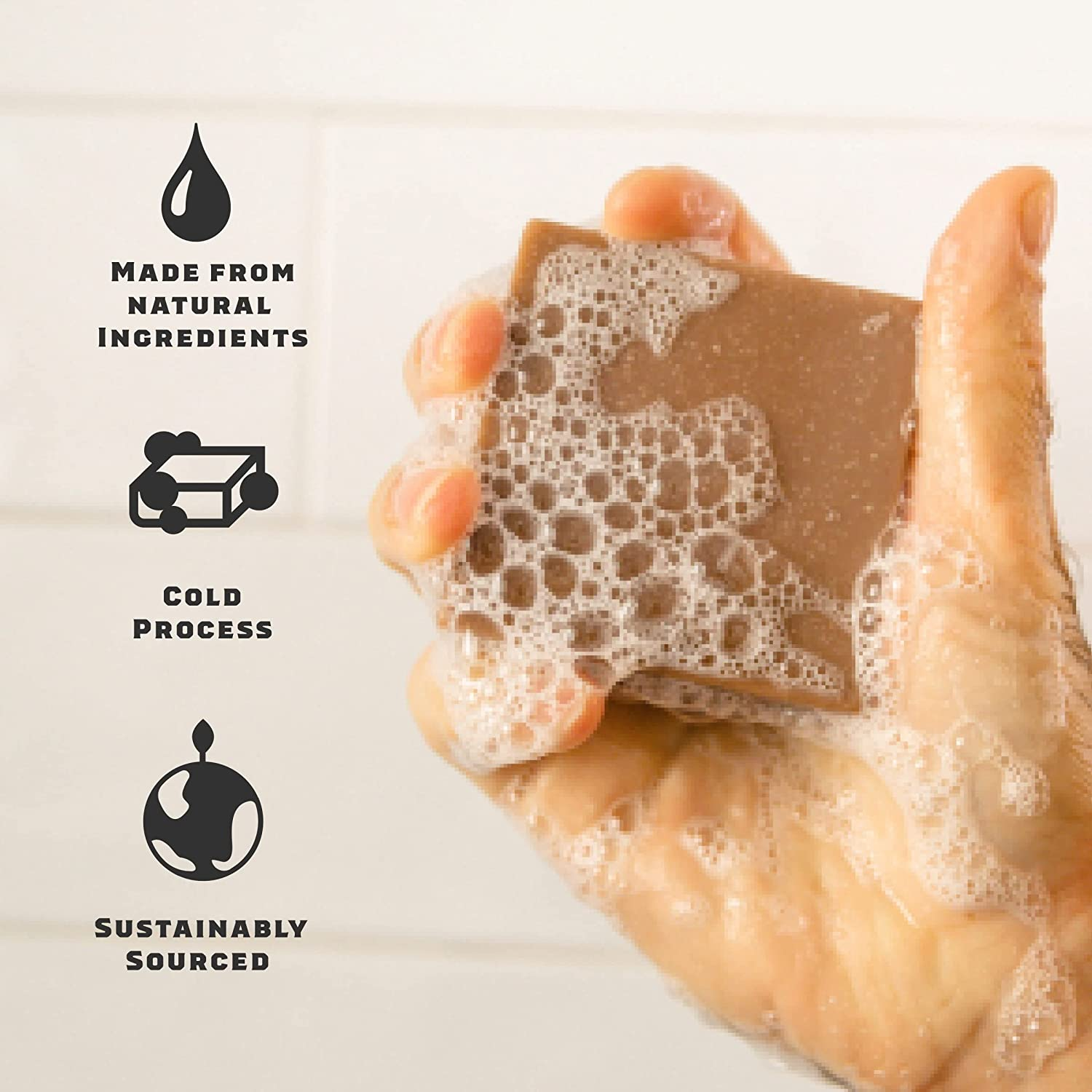 Dr. Squatch All Natural Soap Bar for Men, 5 Bar Variety Pack - Alpine Sage, Bay Rum, Pine Tar, Eucalyptus Greek Yogurt, Wood Barrel Bourbon image number 4