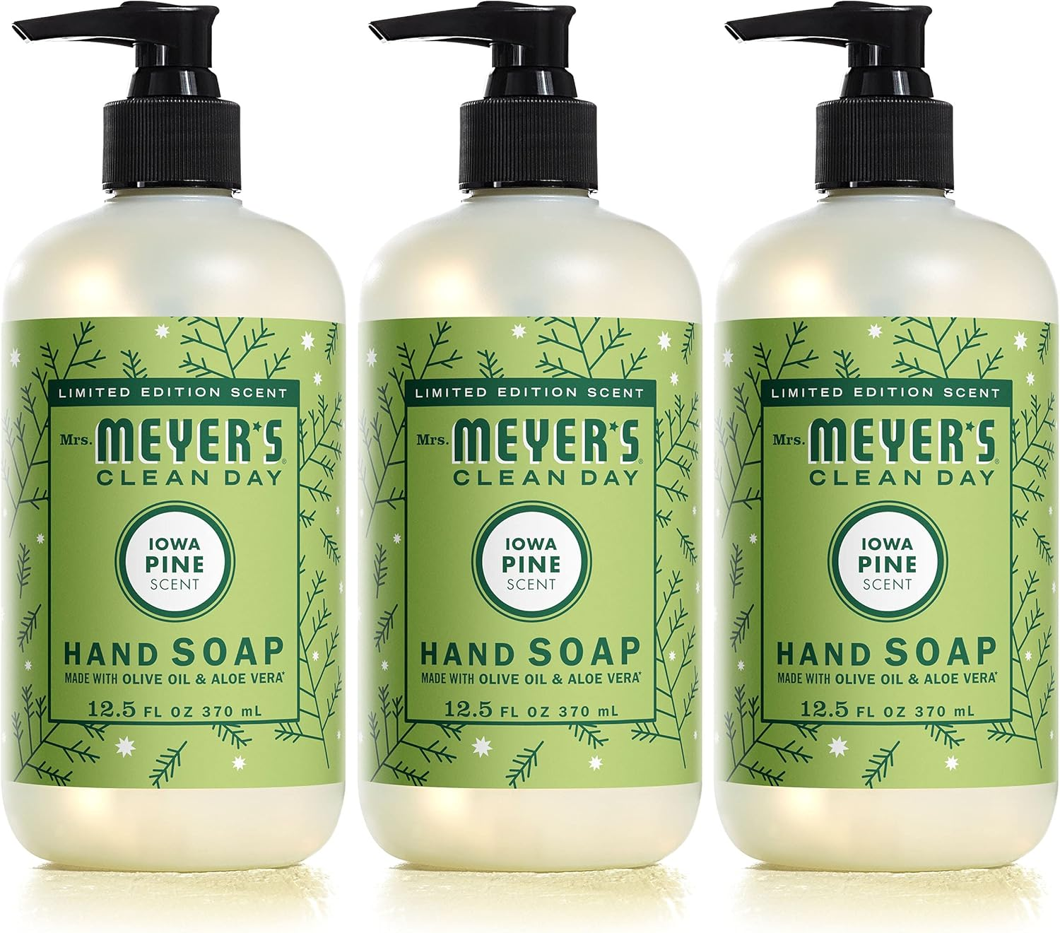 MRS. MEYER'S CLEAN DAY Hand Soap, Limited Edition Iowa Pine, 12.5 Fl. Oz - Pack of 3 image number 5