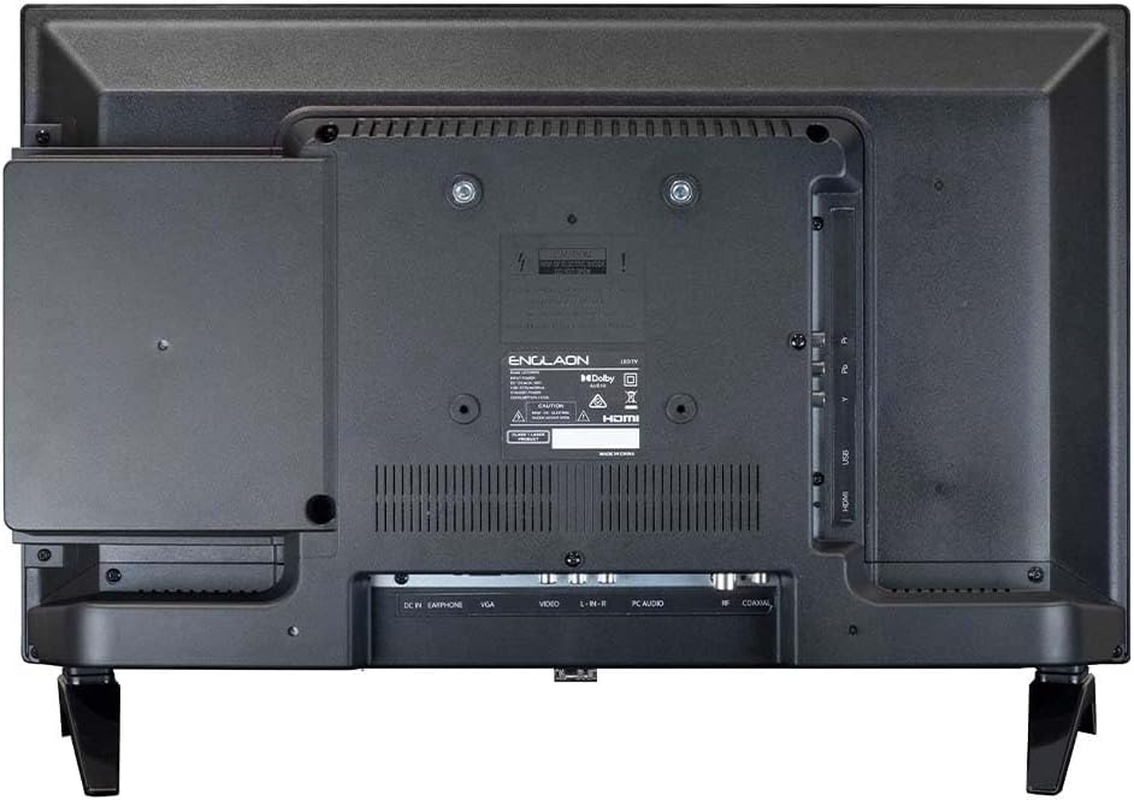 ENGLAON 24 Inch HD TV with LED 12V Display and Built-In DVD Player for Caravan Motorhome Camper Boat or RV image number 2