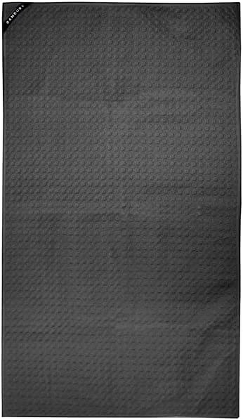 Bambury Matrix Microfibre Gym Sport Quick Dry Towel, Standard,Charcoal image number 1