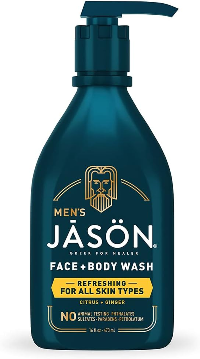 Jason Men'S Refreshing 2-In-1 Face & Body Wash, 16 Oz image number 6
