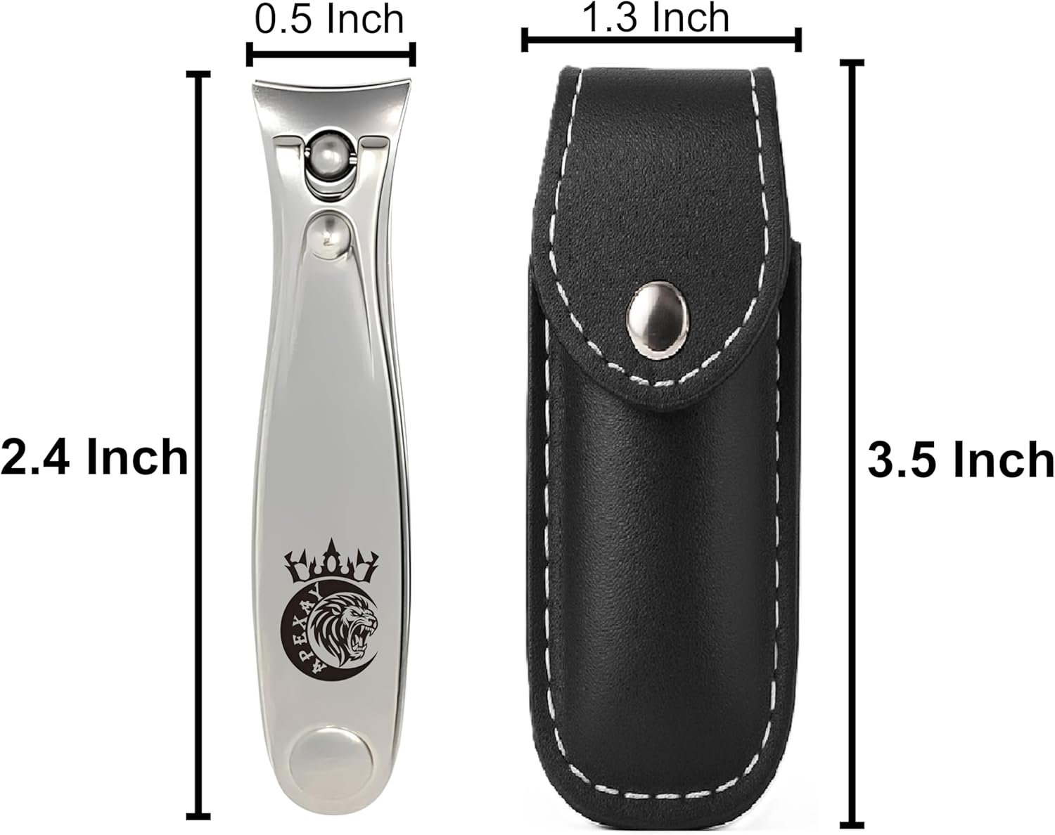 Made in Solingen, Germany - APEXAY Premium Professional Nail Clipper for Men & Women, Ultra Sharp Heavy Duty Surgical Stainless Steel, Maximum Durability (Small)